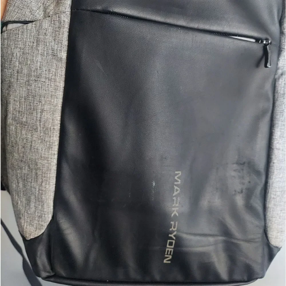 Mark Ryden Backpack Laptop Bag w/USB Port Black/Gray
